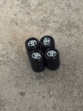 Pack of Toyota Logo Valve Stem Tire Covers